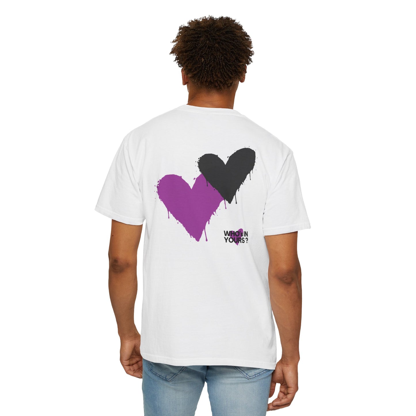 T-shirt blanc streetwear "WHO's IN YOURS ?"