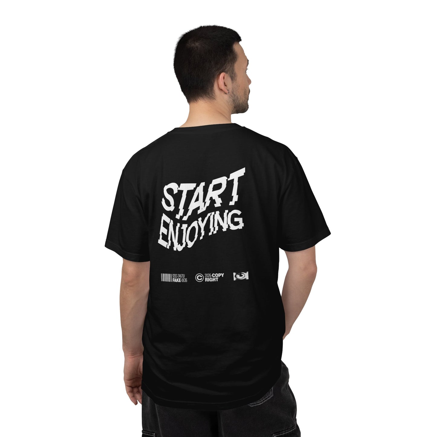 T-shirt streetwear unisexe « Start Enjoying »