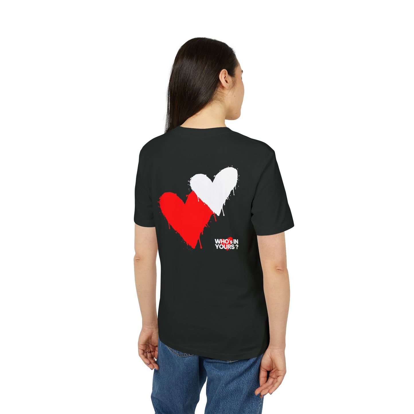 T-shirt noir streetwear "WHO's IN YOURS ?"