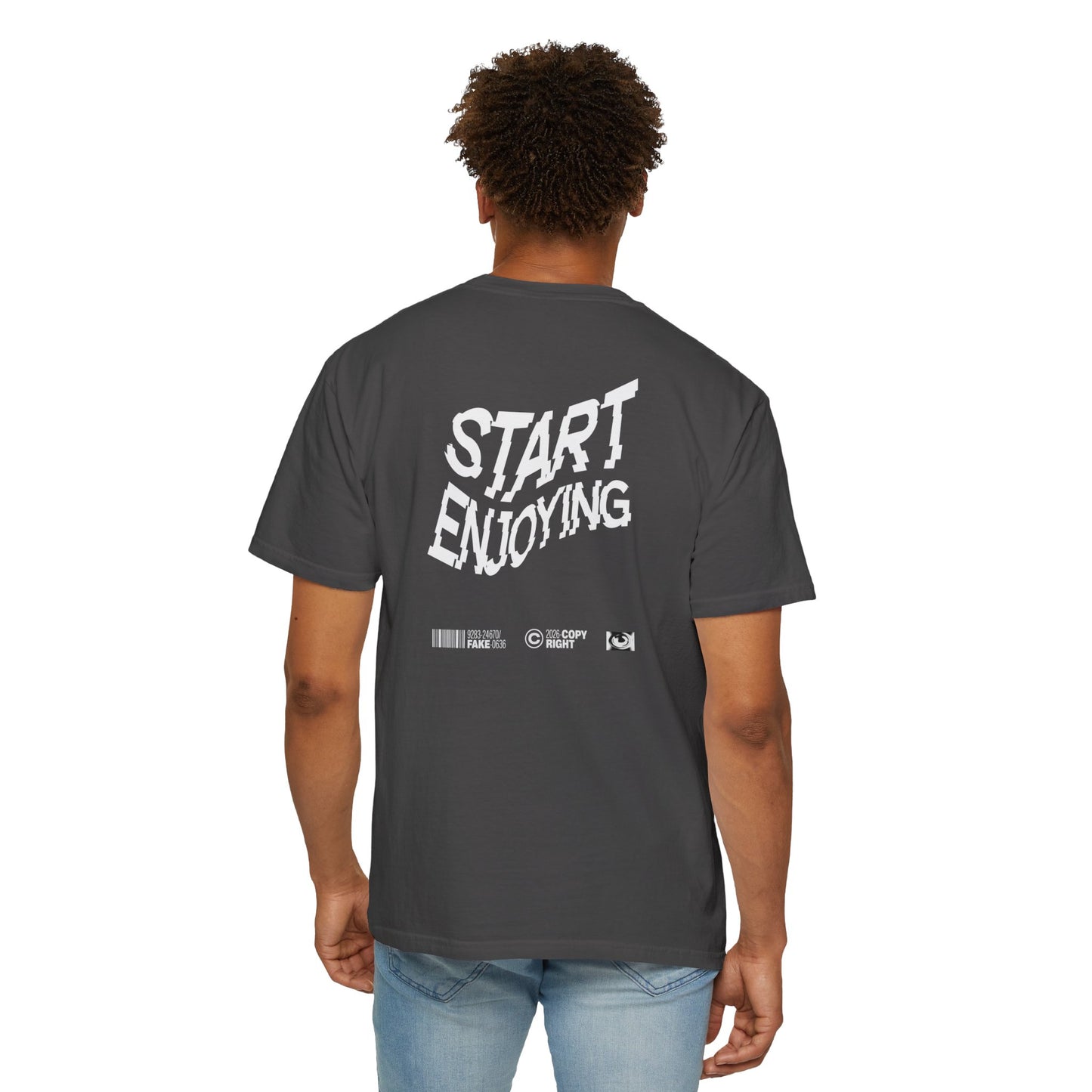 T-shirt streetwear unisexe « Start Enjoying »