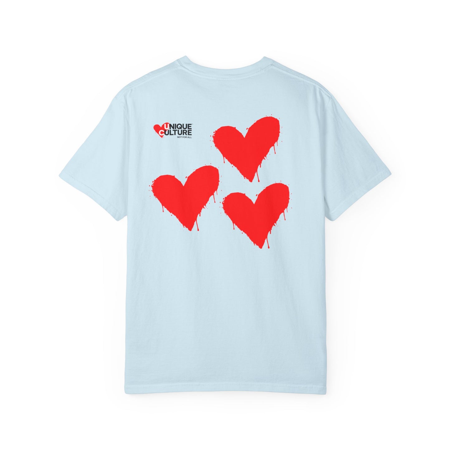 T-shirt streetwear unisexe "Triple Heart"