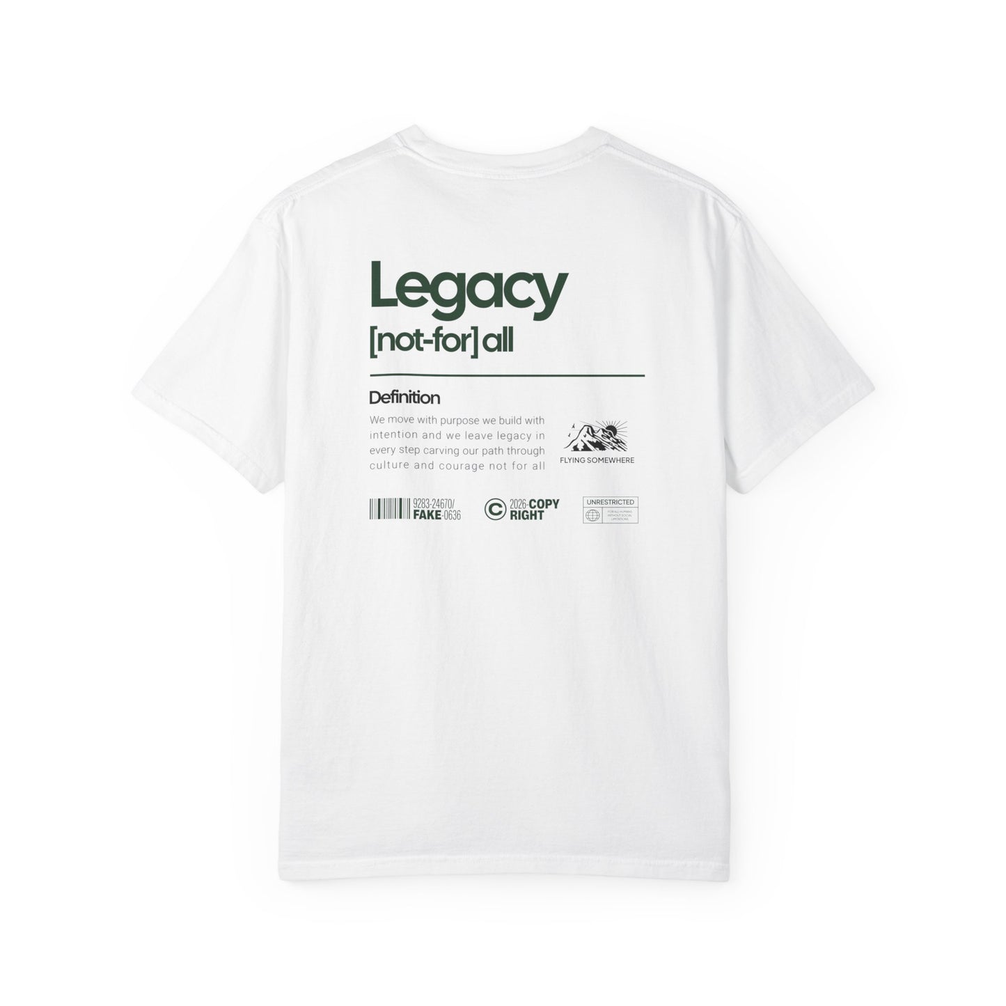 T-shirt streetwear unisexe "Legacy"