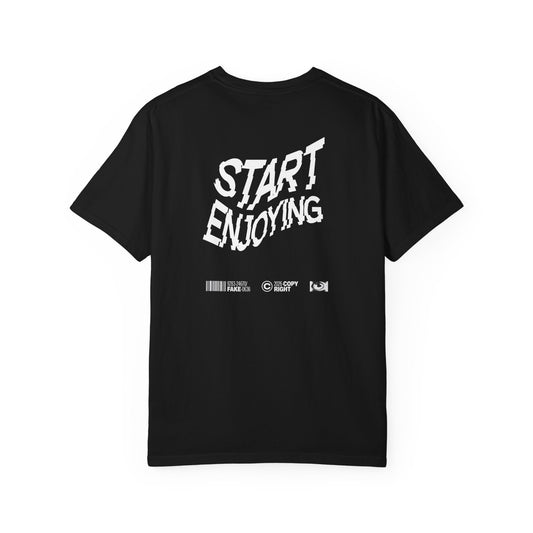 T-shirt streetwear unisexe « Start Enjoying »