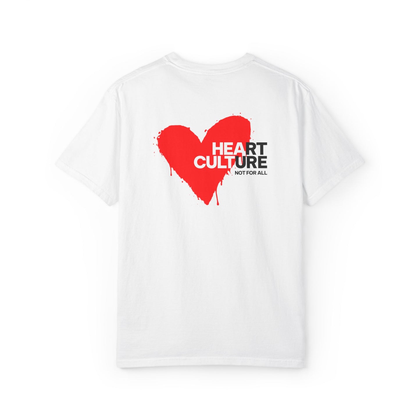 T-shirt blanc streetwear "Heart Culture"