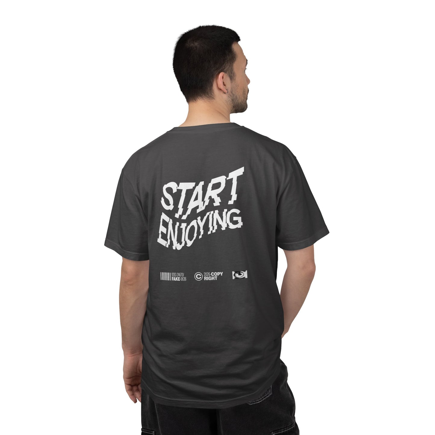 T-shirt streetwear unisexe « Start Enjoying »