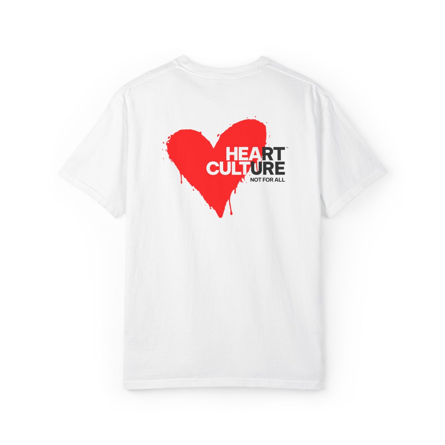 T-shirt blanc streetwear unisexe "Heart Culture"