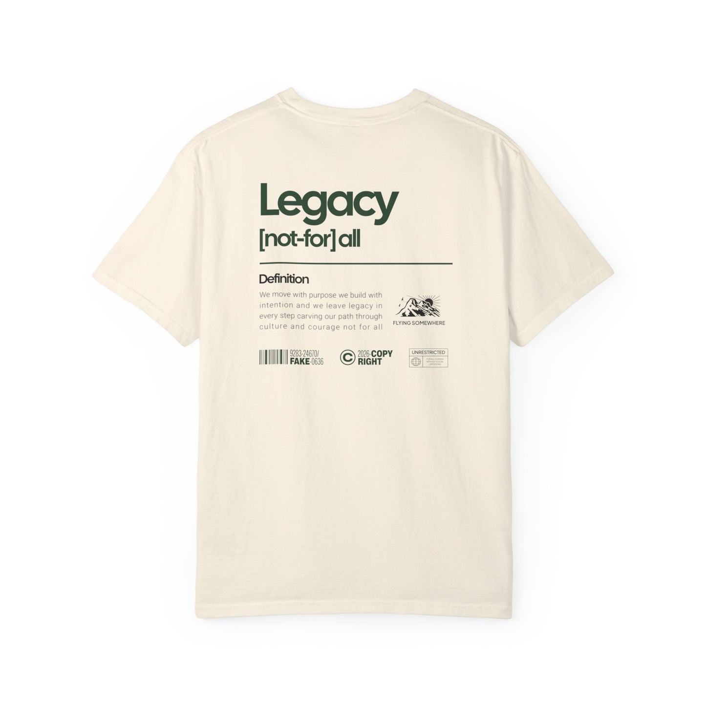 T-shirt streetwear unisexe "Legacy"