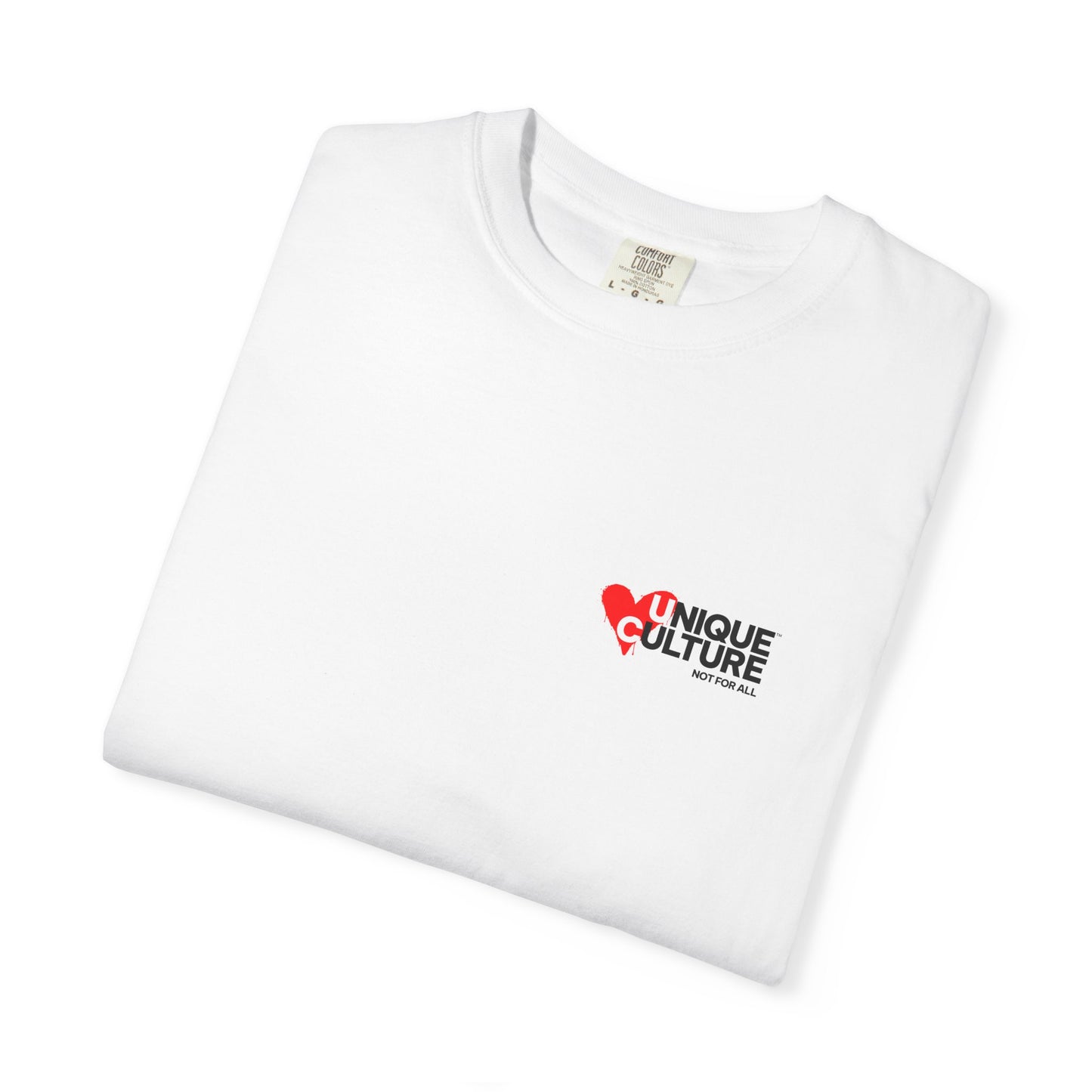 T-shirt blanc streetwear unisexe "Heart Culture"