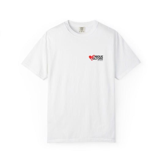 T-shirt blanc streetwear "Heart Culture"