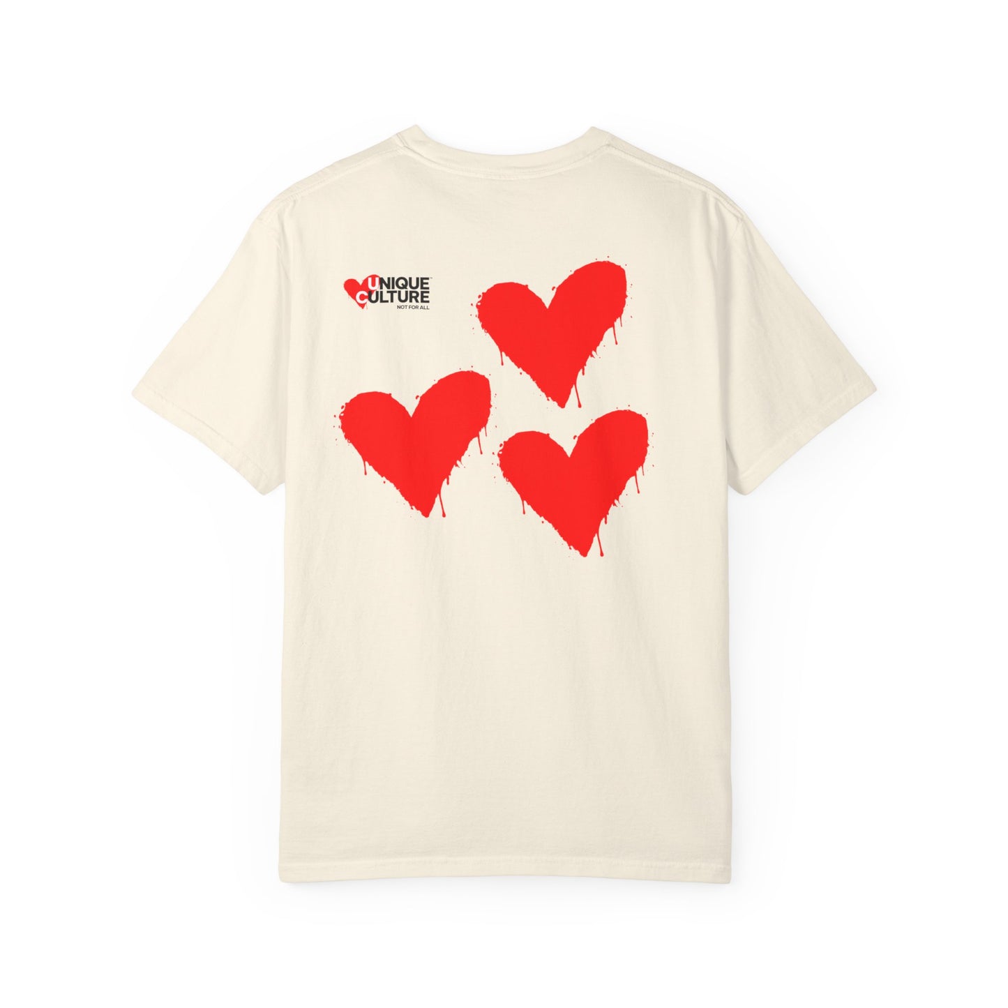 T-shirt streetwear unisexe "Triple Heart"